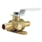 Apollo 1/2 in. Brass PEX Barb Ball Valve with Drain and Mounting Pad APXV12WD - alternate 5